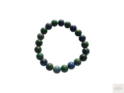 Natural Azurite Malachite Bracelet | Handmade Gemstone Jewelry ALLORA GEM STUDIO 